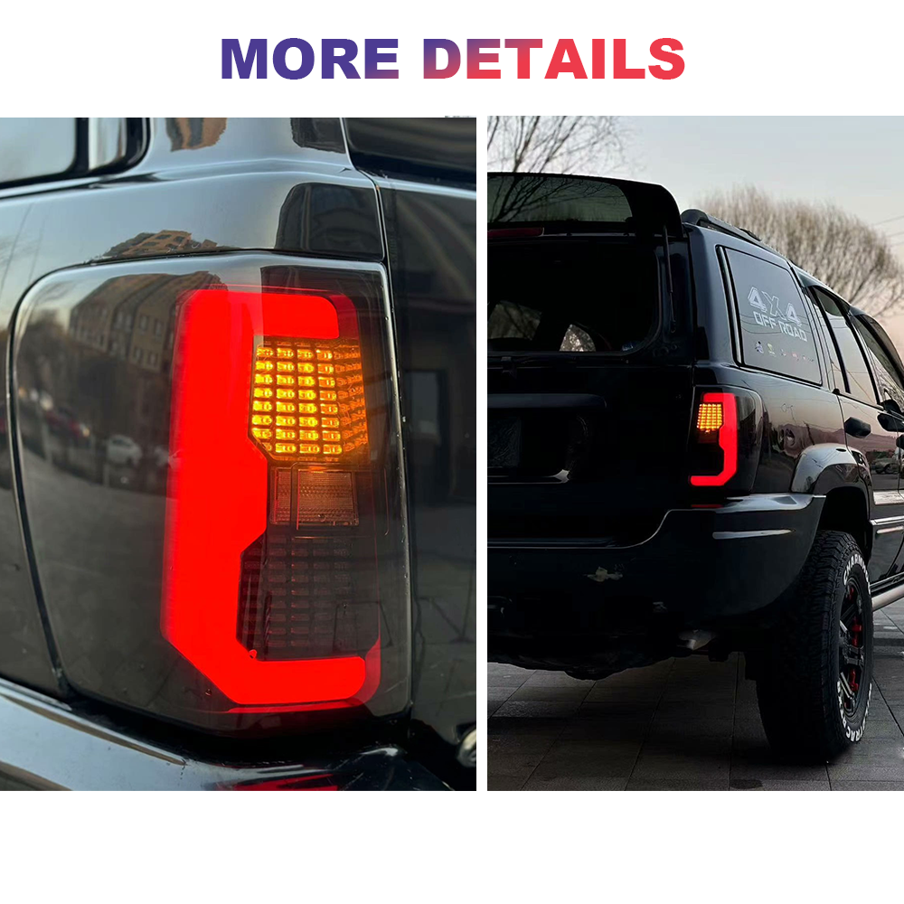 Tail Lights for 1999-2004 Jeep Grand Cherokee Accessories LED Optimized Version