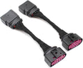 2PCS 10 to 14 Pin Wiring Harness Connector Plug fit for VW Golf