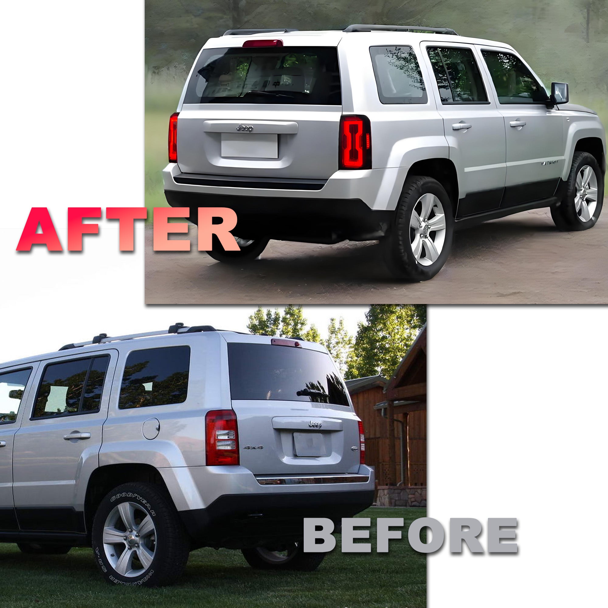 Tail Lights for 2008-2017 Jeep Patriot Accessories Taillight LED Optimized