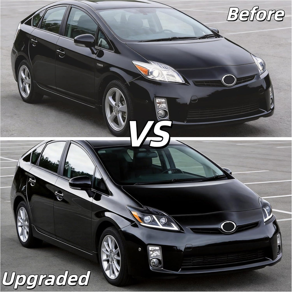 Headlights for Toyota Prius 2012-2015 with Startup Animation & Sequential Turn Signal