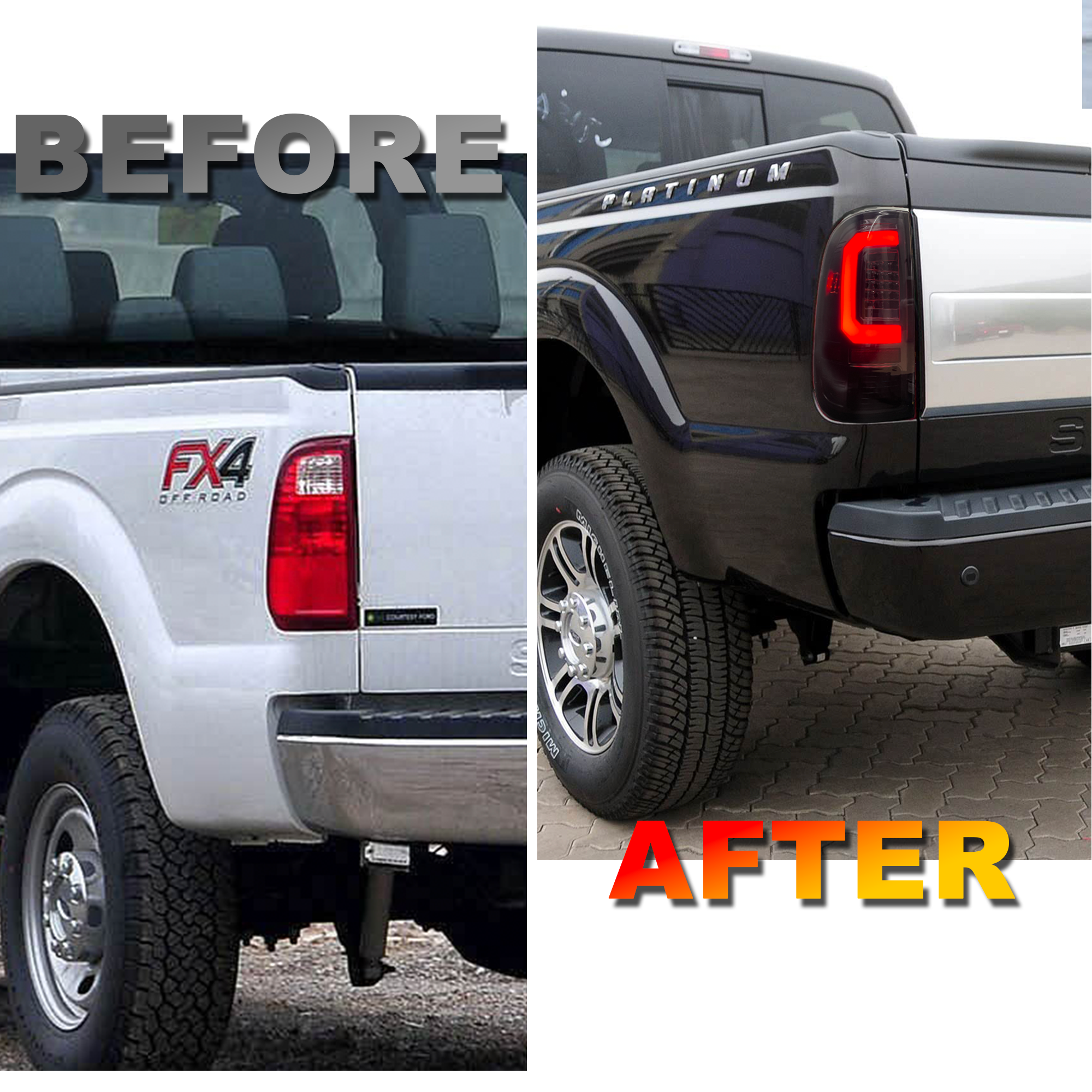 Tail Lights for 2008-2016 Ford F250 F350 F450 Super Duty